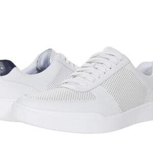 Men's Cole Haan Grand Crosscourt Modern Perforated White Shoes US Size 10